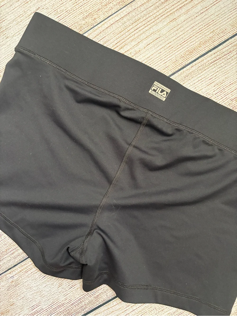 FILA Women's Black Performance Yoga Shorts